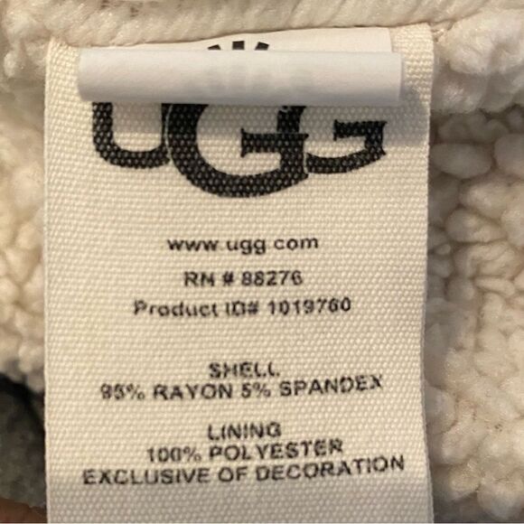 Ugg Faux Shearling Shawl Cardigan Size XS - Picture 7 of 7